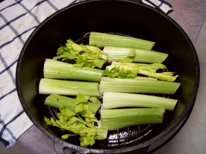 Celery in Dutch Oven