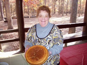 Claudia and her first Cornbread